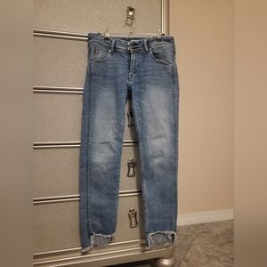 Hudson Cat Skinny Crop Mid Rise